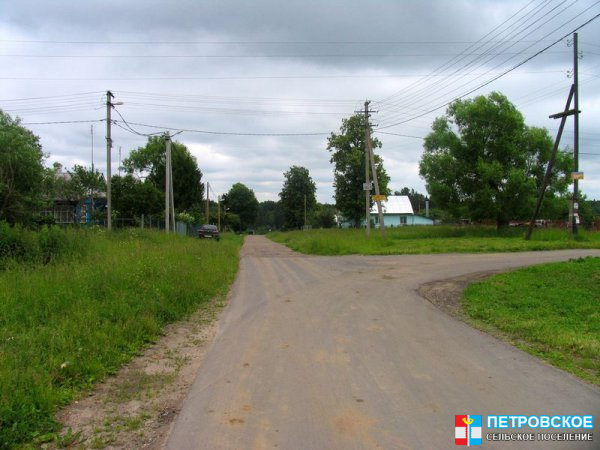 Ногово - перекресток после магазина