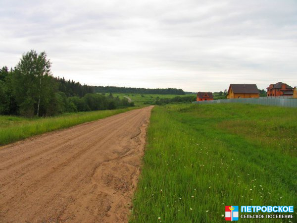 Ногово - дорога на Горицы и Волосово