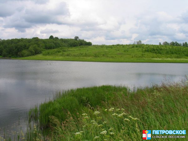 Спасское, первая плотина и луг