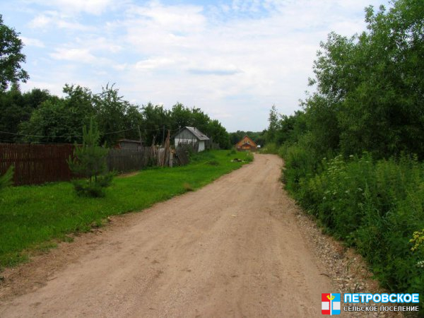 Алферьево - вид в сторону шоссе
