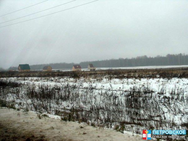 Новые дачи на месте совхозного поля