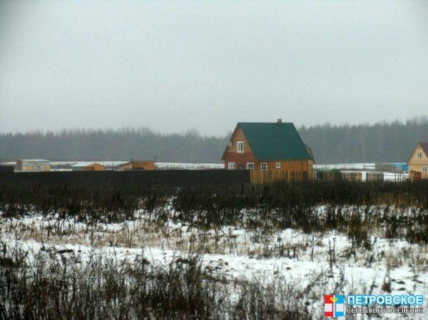 Новые дачи на месте совхозного поля
